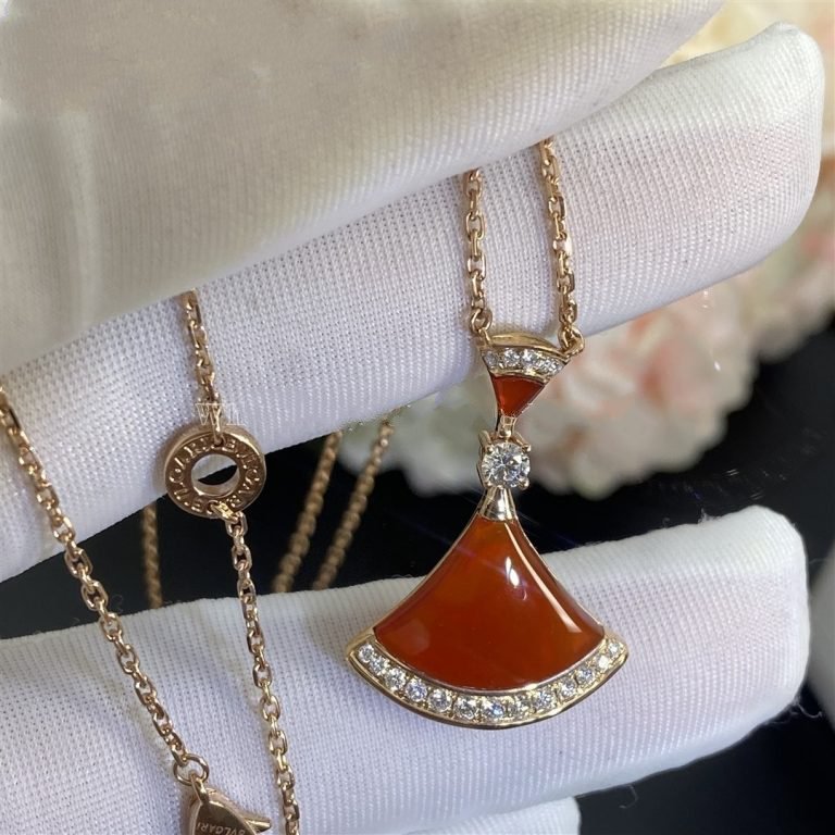 [LumiVibe]DREAM NECKLACE CARNELIAN DIAMOND