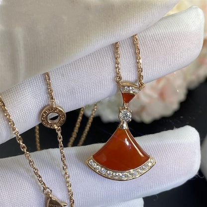 [LumiVibe]DREAM NECKLACE CARNELIAN DIAMOND