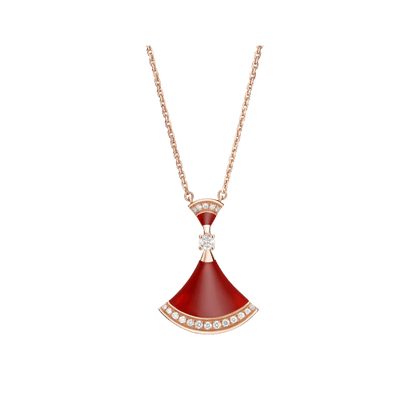 [LumiVibe]DREAM NECKLACE CARNELIAN DIAMOND
