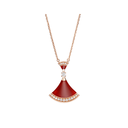 [LumiVibe]DREAM NECKLACE CARNELIAN DIAMOND