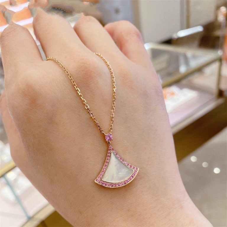 [LumiVibe]DREAM NECKLACE MOP DIAMOND PINK