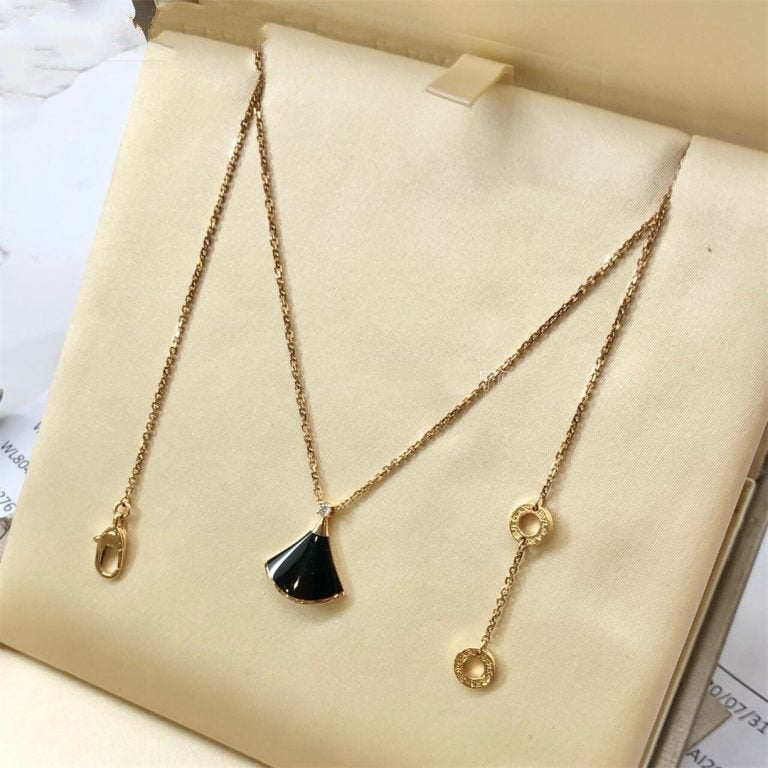 [LumiVibe]DREAM NECKLACE ONYX 1 DIAMOND