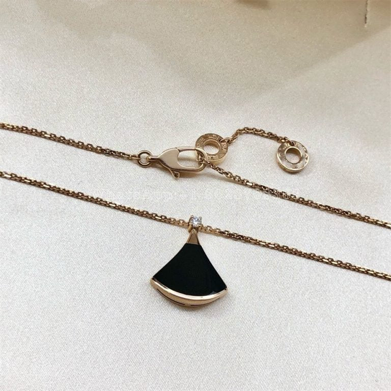 [LumiVibe]DREAM NECKLACE ONYX 1 DIAMOND