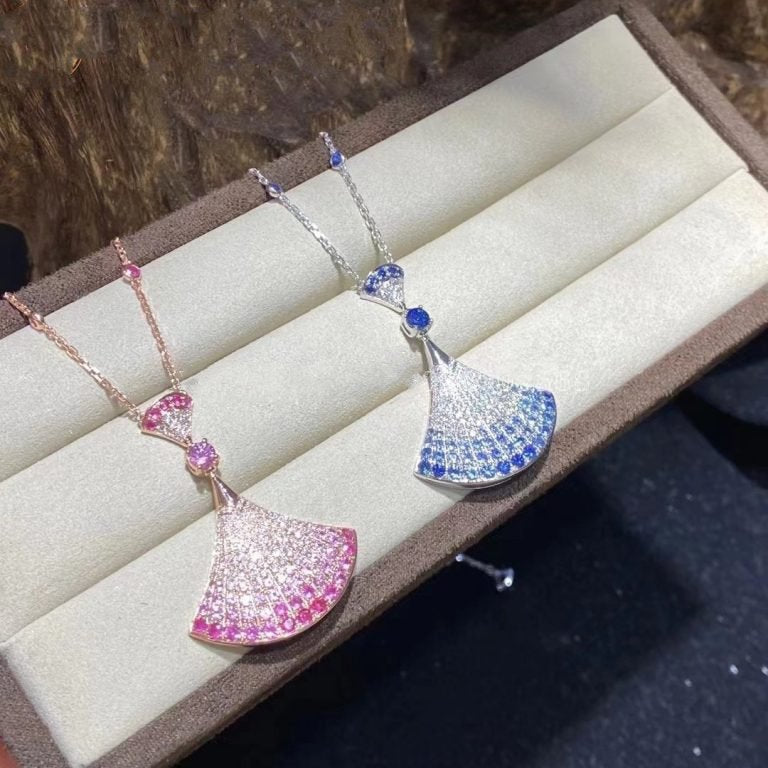 [LumiVibe]DREAM NECKLACE AGATE SILVER DIAMOND