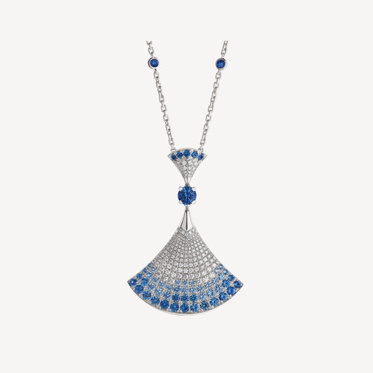 [LumiVibe]DREAM NECKLACE AGATE SILVER DIAMOND