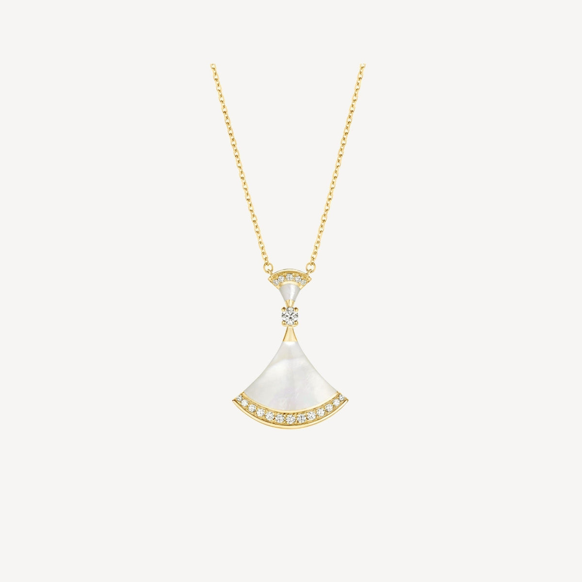 [LumiVibe]DREAM NECKLACE MOP GOLD DIAMOND