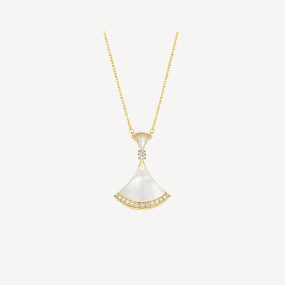 [LumiVibe]DREAM NECKLACE MOP GOLD DIAMOND