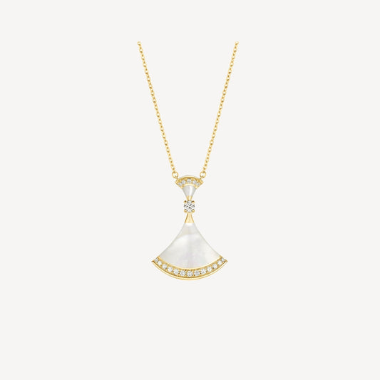 [LumiVibe]DREAM NECKLACE MOP GOLD DIAMOND