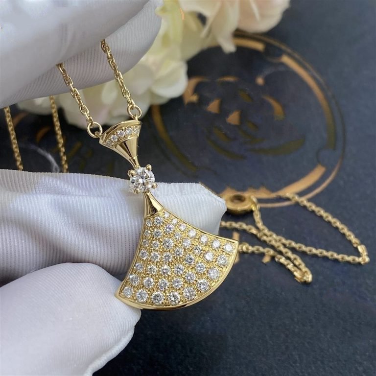 [LumiVibe]DREAM NECKLACE GOLD FULL DIAMOND