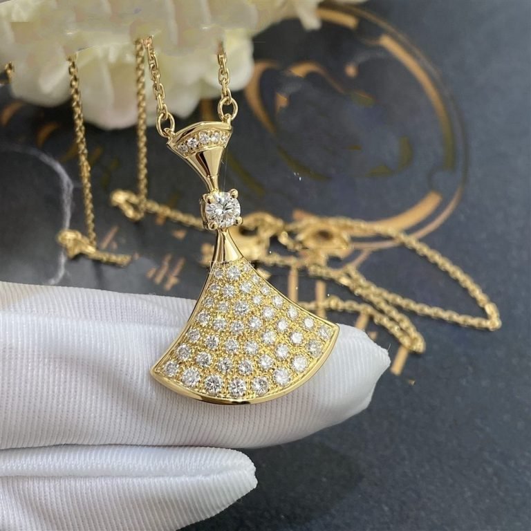 [LumiVibe]DREAM NECKLACE GOLD FULL DIAMOND
