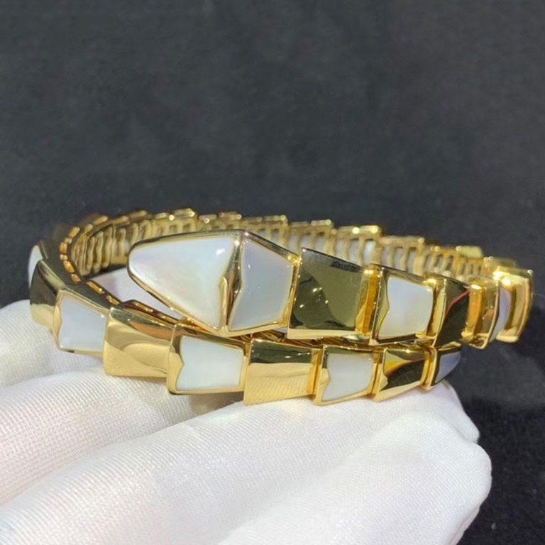 [LumiVibe]SERPENTI BRACELET MOP GOLD