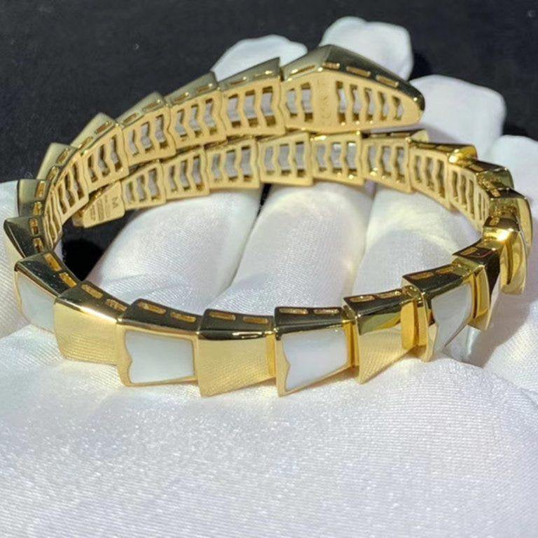 [LumiVibe]SERPENTI BRACELET MOP GOLD
