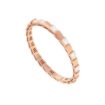 [LumiVibe]SERPENTI BRACELET PINK GOLD MOP