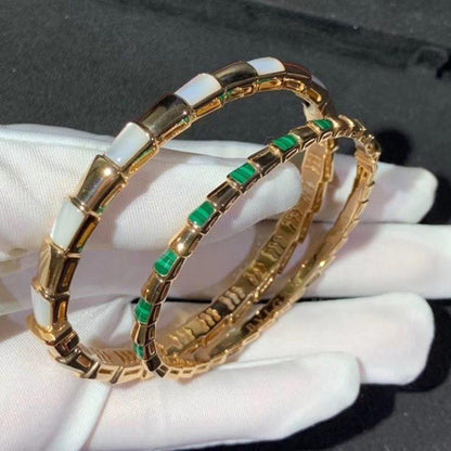 [LumiVibe]SERPENTI BRACELET PINK GOLD MOP