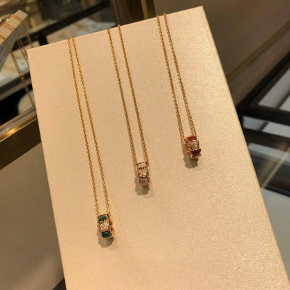 [LumiVibe]SERPENTI PEDANT DIAMOND NECKLACE