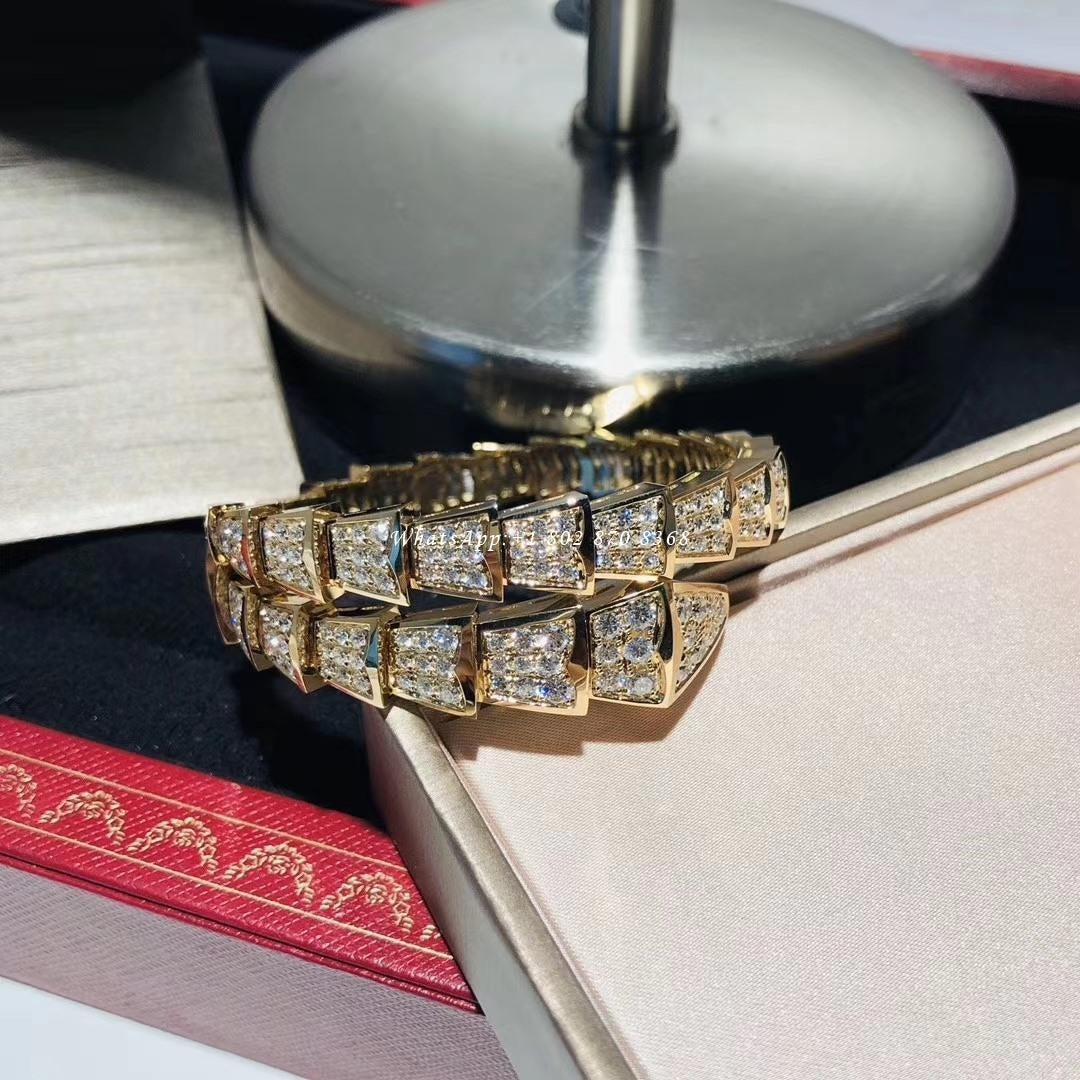[LumiVibe]SERPENTI BRACELET 8MM GOLD DIAMOND