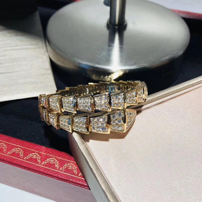 [LumiVibe]SERPENTI BRACELET 8MM GOLD DIAMOND
