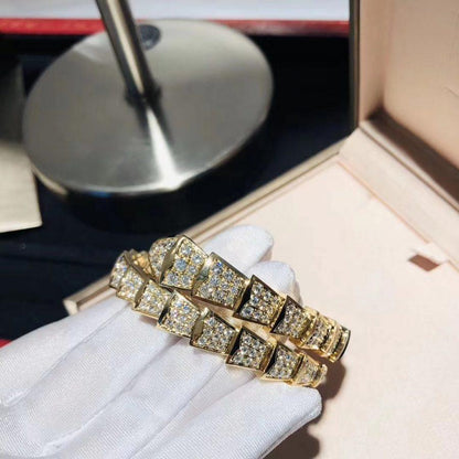 [LumiVibe]SERPENTI BRACELET 8MM GOLD DIAMOND