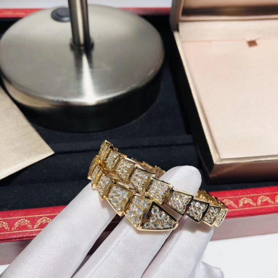 [LumiVibe]SERPENTI BRACELET 8MM GOLD DIAMOND