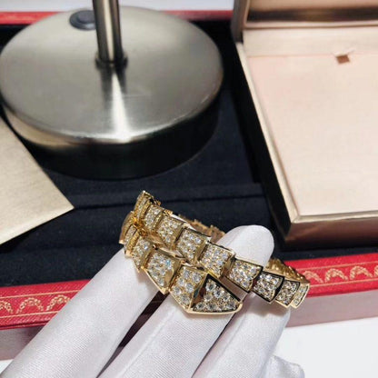 [LumiVibe]SERPENTI BRACELET 8MM GOLD DIAMOND