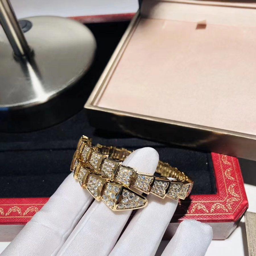 [LumiVibe]SERPENTI BRACELET 8MM GOLD DIAMOND