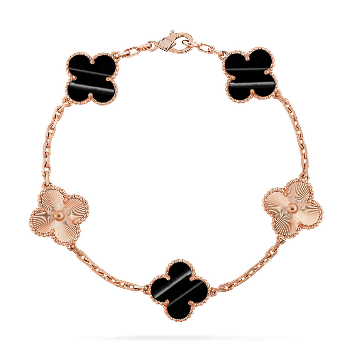 [LumiVibe] CLOVER 5 MOTIF PULSAR STONE BRACELET COLLECTION