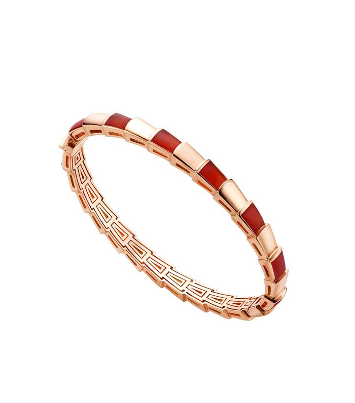 [LumiVibe]SERPENTI BRACELET PINK GOLD RUBELLITE