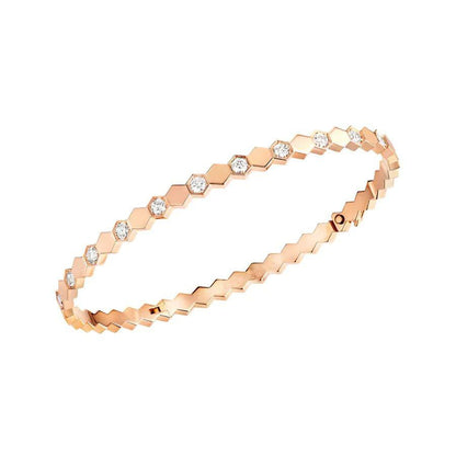 [LumiVibe]BEE LOVE SILVER DIAMOND BRACELET