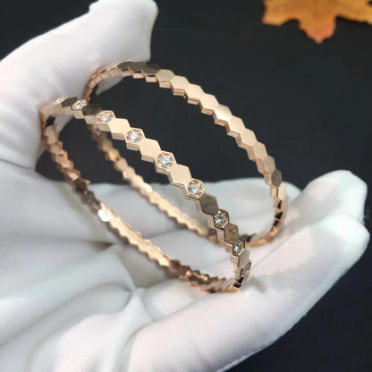 [LumiVibe]BEE LOVE SILVER DIAMOND BRACELET