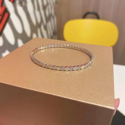 [LumiVibe]BEE LOVE SILVER DIAMOND BRACELET