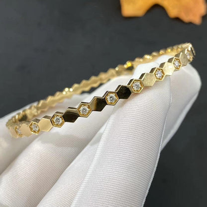 [LumiVibe]BEE LOVE GOLD DIAMOND BRACELET