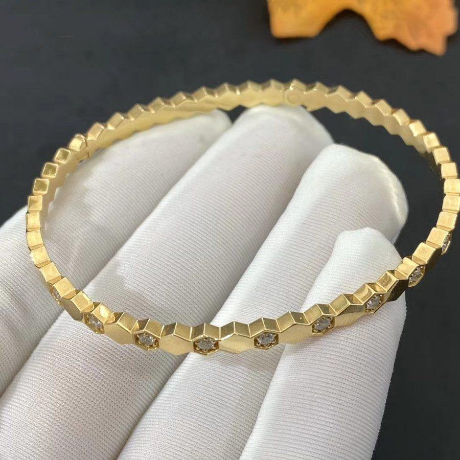 [LumiVibe]BEE LOVE GOLD DIAMOND BRACELET