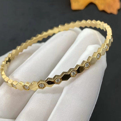 [LumiVibe]BEE LOVE GOLD DIAMOND BRACELET
