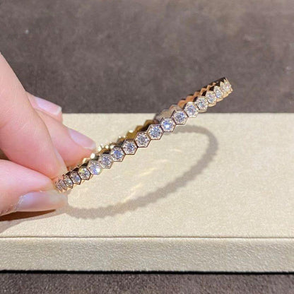 [LumiVibe]BEE LOVE GOLD BRACELET FULL DIAMOND