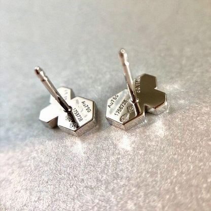 [LumiVibe]BEE LOVE SILVER DIAMOND EARRINGS