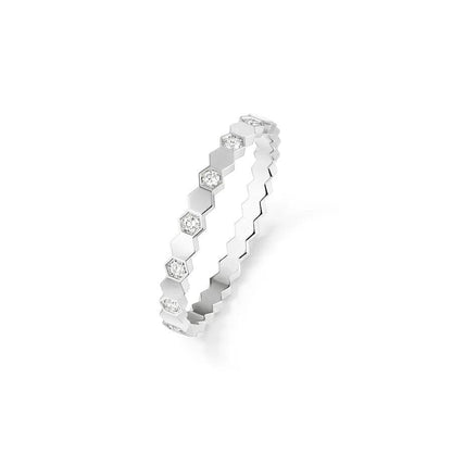 [LumiVibe]BEE LOVE RING SILVER DIAMOND