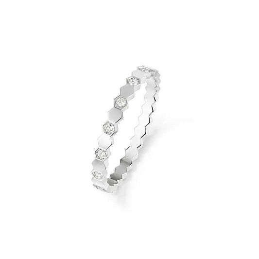 [LumiVibe]BEE LOVE RING SILVER DIAMOND