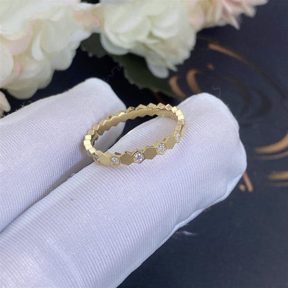[LumiVibe]BEE LOVE RING GOLD DIAMOND