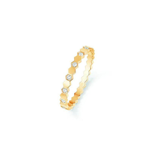 [LumiVibe]BEE LOVE RING GOLD DIAMOND