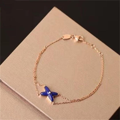 [LumiVibe]Hollow Design Four-Leaf Clover Flower Shape Ring