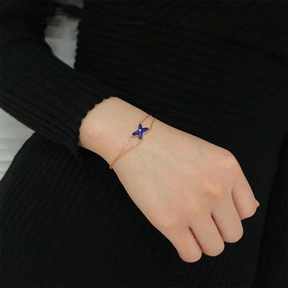 [LumiVibe]Hollow Design Four-Leaf Clover Flower Shape Ring