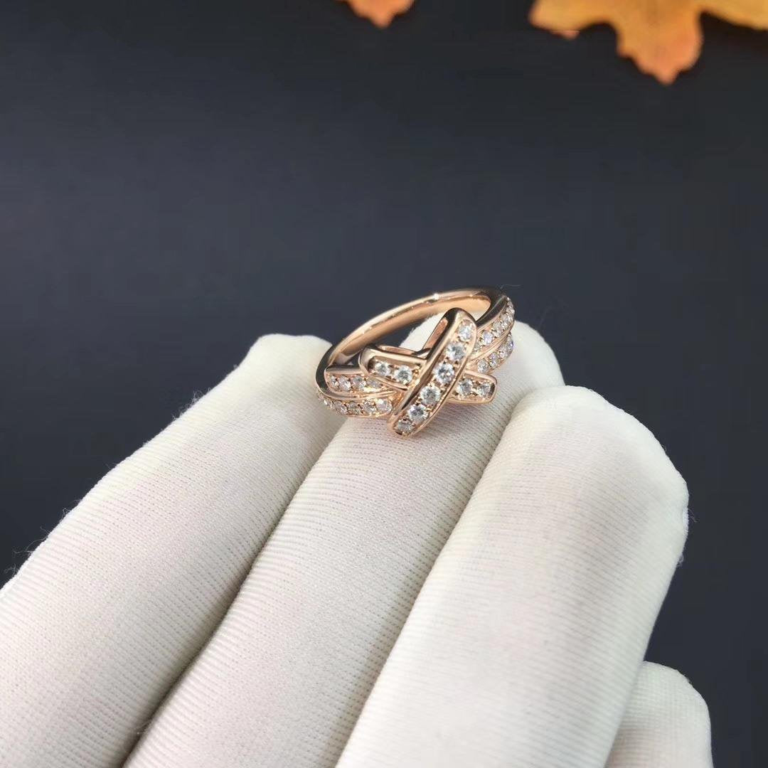 [LumiVibe]JEUX DE RING PINK GOLD DIAMOND