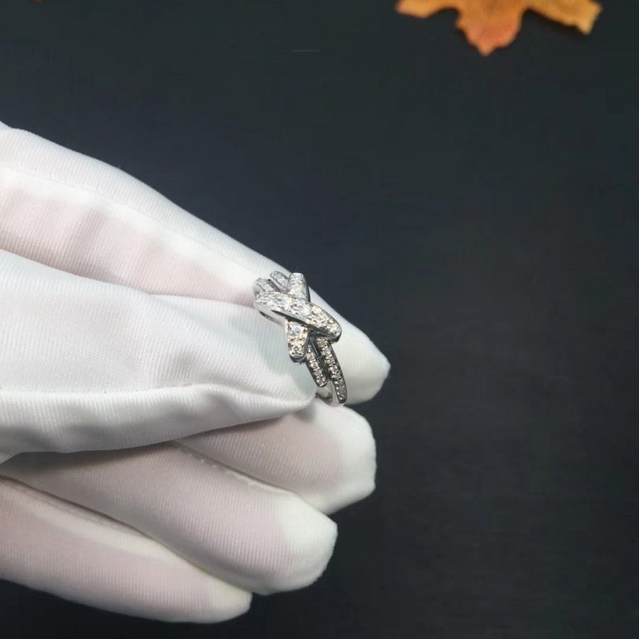[LumiVibe]JEUX DE SILVER DIAMOND RING