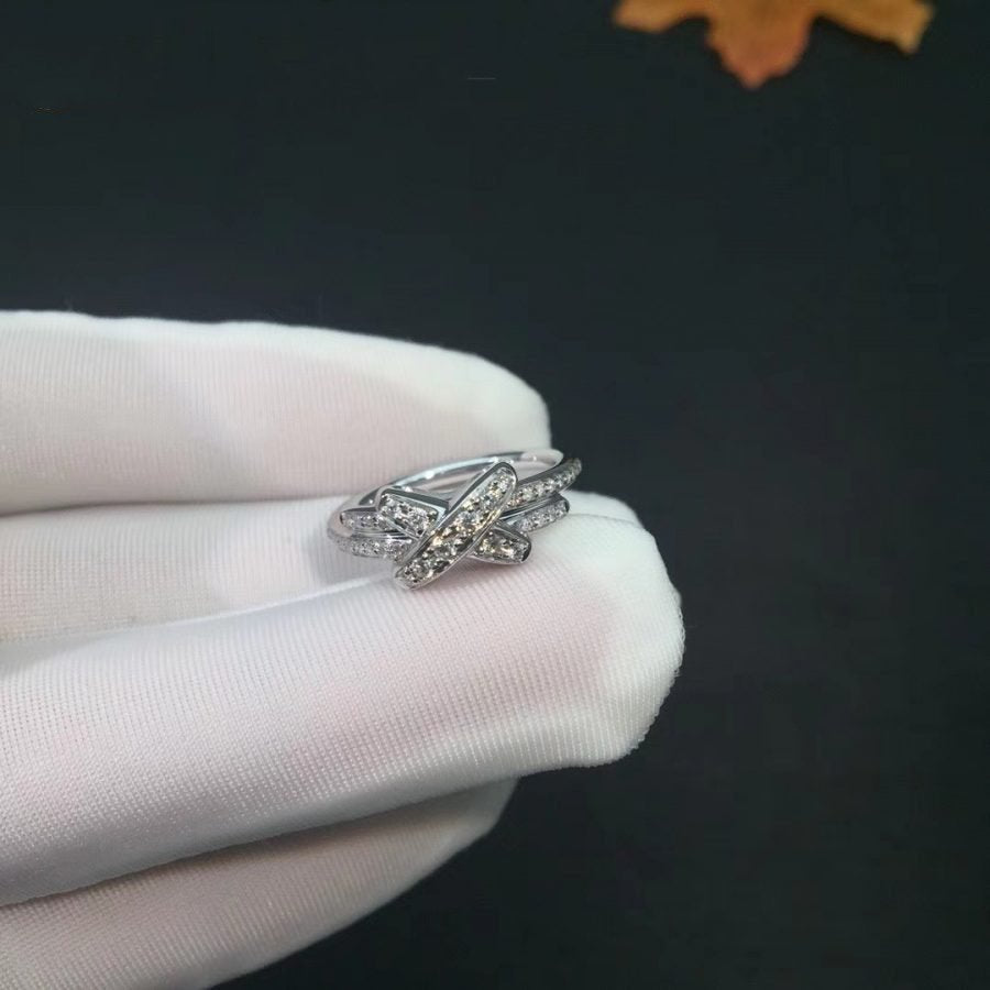 [LumiVibe]JEUX DE SILVER DIAMOND RING
