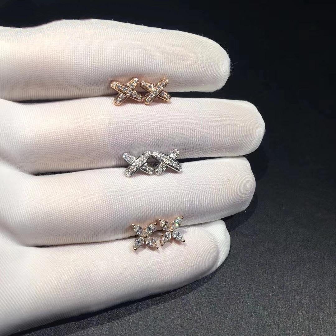 [LumiVibe]JEUX DE DIAMOND EARRINGS