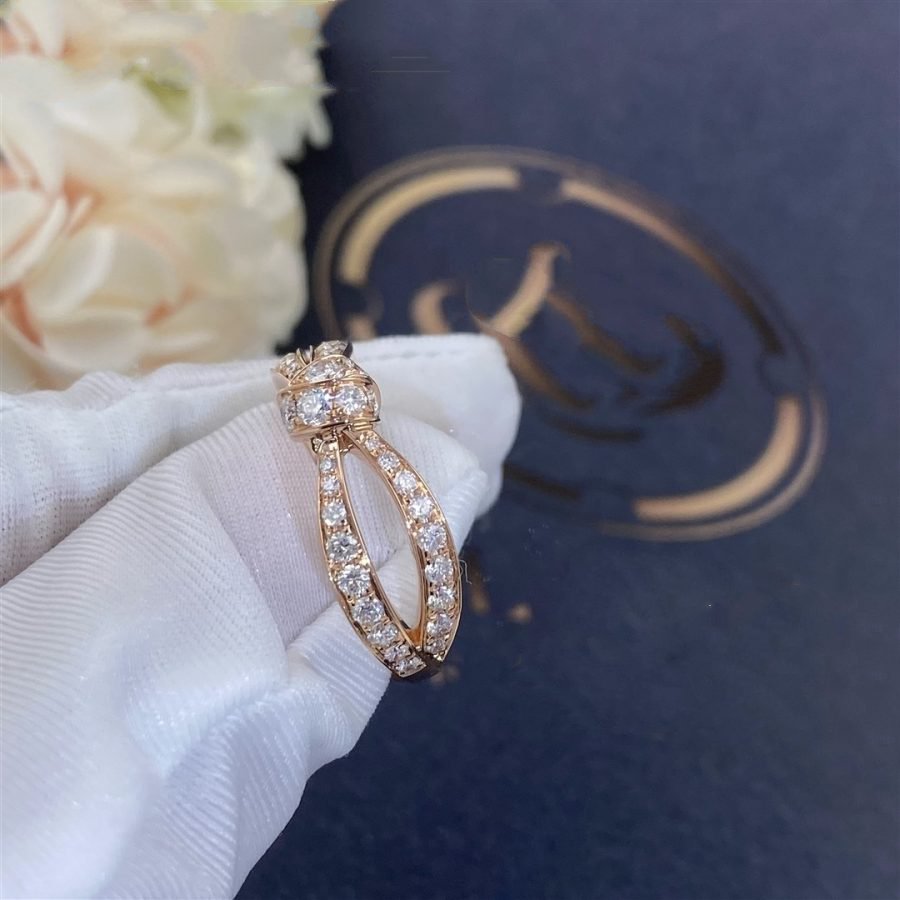[LumiVibe]LIENS PINK GOLD DIAMOND RING