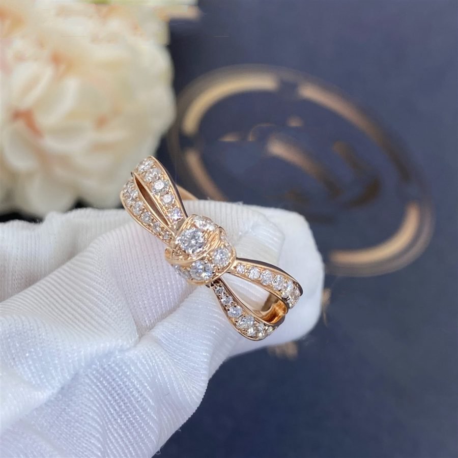 [LumiVibe]LIENS PINK GOLD DIAMOND RING