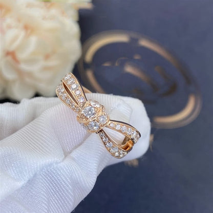 [LumiVibe]LIENS PINK GOLD DIAMOND RING
