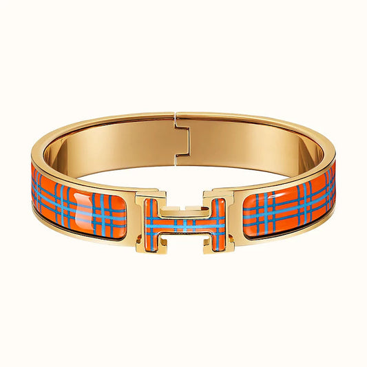 [LumiVibe]H TARTAN BRACELET 12MM