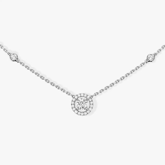[LumiVibe]Diamond Necklace 0,20ct Brilliant Shape Joy